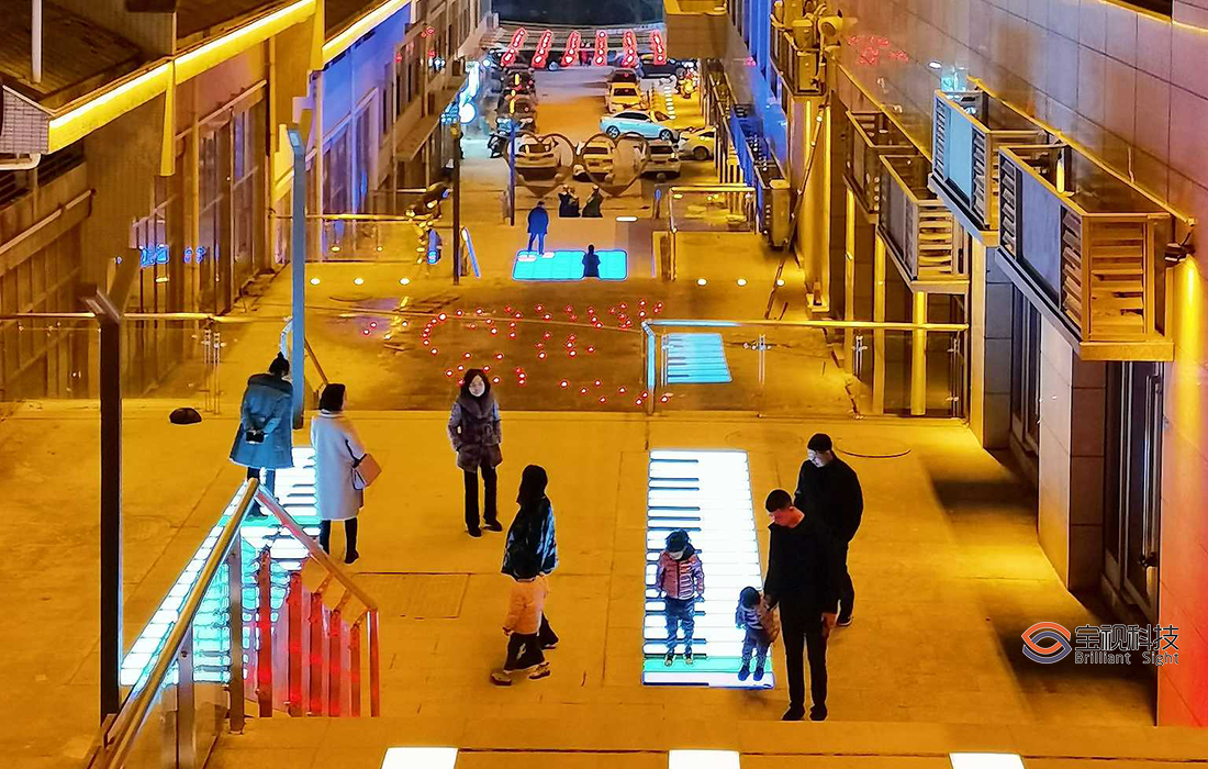 互动钢琴地砖